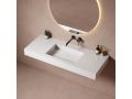 Washbasin countertop, 100 x 50 cm, suspended or built-in - NEW YORK 60