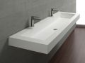 Washbasin counter, 100 x 50 cm, suspended or built-in - NEW YORK 90