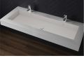 Washbasin counter, 100 x 50 cm, suspended or built-in - NEW YORK 90