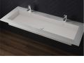 Washbasin counter, 100 x 50 cm, suspended or built-in - NEW YORK 90