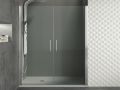 Double shower doors, hinged / pivoting - LILLE
