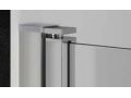 Swing shower door, with a 25 cm fixed, in alignment - LYON 205