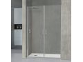 Double shower doors, 140 cm, hinged / pivoting - LILLE