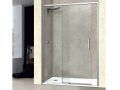 Sliding shower door, with fixed glass - NANTES 310 CH