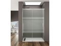 Sliding shower door, 200 cm, with semi-opaque glass - NANTES 310 BOLD PLUS
