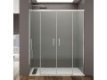 Double central sliding shower screen, 160 cm - TOULOUSE