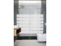 Shower screen, double sliding, half opaque, 135 cm - TOULOUSE BOLD