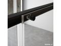Double central sliding shower screen, 155 cm - TOULOUSE BLACK