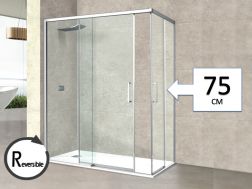 Corner sliding shower screen - AVIGNON 75