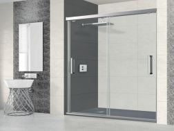 Sliding shower doors, double opening - BERNE