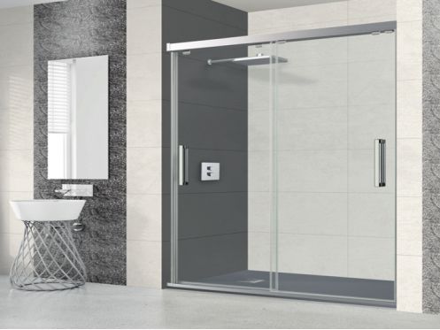 Sliding shower doors, double opening - BERNE