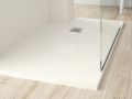 Shower tray 70x60 cm, extra flat, cuttable, resin, VERONE 60x70
