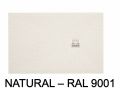 Shower tray 70x60 cm, extra flat, cuttable, resin, VERONE 60x70