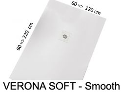 Shower tray, extra flat, smooth finish - VERONA SOFT