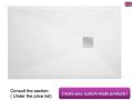 Shower tray, extra flat, smooth finish - VERONA SOFT 190