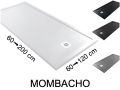 Shower tray 65x110, with anti-overflow edges - MOMBACHO
