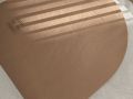Corner shower tray, 70x70 cm, resin, extra flat, cuttable - VERONE Angular