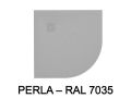 Corner shower tray, 70x70 cm, resin, extra flat, cuttable - VERONE Angular