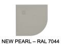 Corner shower tray, 70x70 cm, resin, extra flat, cuttable - VERONE Angular