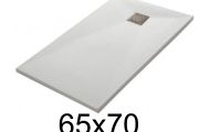Custom shower tray 70x65 cm resin TECNIK