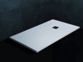 Shower tray 90x70 cm, resin, extra flat, cuttable, TECNIK 70x90