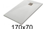 170x70 cm Extra-Flat Resin Shower Tray TECNIK