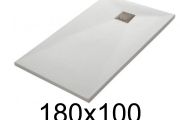 180x100 cm Extra-Flat Resin Shower Tray TECNIK