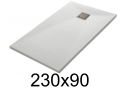 Large shower trays 230x90 cm Resin extra flat VERONE