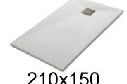 Large shower trays 210x150 cm Extra flat- LEEDS