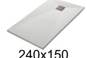 Large shower trays 240x150 cm Extra flat- LEEDS
