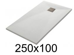 Shower tray, 250x100 cm, smooth finish - LEEDS