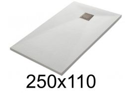 Shower tray, 250x110 cm, smooth finish - LEEDS