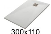 Large shower trays 300x110 cm Extra flat- LEEDS