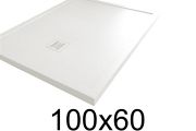 Shower tray with rim 60x100 cm Mineral resin MOMBACHO