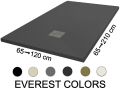 Shower tray, 120 cm, Acrystone resin - EVEREST Colors