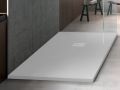 Shower tray, 200x100 cm, extra flat, Acrystone resin - EVEREST WHITE 100x200