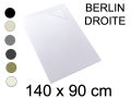 Shower tray, 140x90 cm, angle drain - BERLIN 90x140