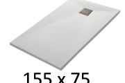 Custom shower tray 155x75 cm resin TECNIK