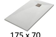 175x70 cm Extra-Flat Resin Shower Tray TECNIK
