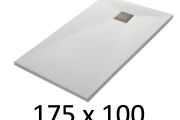 175x100 cm Extra-Flat Resin Shower Tray TECNIK