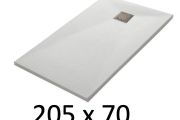Custom shower tray 205x70 cm resin TECNIK