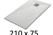 Custom shower tray 210x75 cm resin TECNIK