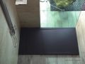 Extra-flat resin gutter shower tray ETNA COVER