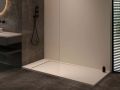 Extra-flat resin gutter shower tray ETNA COVER