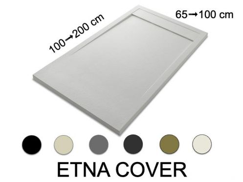 Shower tray, large, 120 cm, Acrystone resin - ETNA COVER
