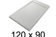 Shower tray, large, 120x90 cm, Acrystone resin - ETNA COVER 90x120
