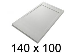 Shower tray, large, 140x100 cm, Acrystone resin - ETNA COVER 100x140