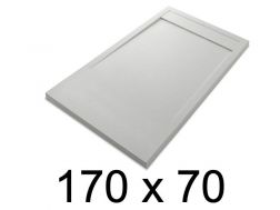 Shower tray, large, 170x70 cm, Acrystone resin - ETNA COVER 70x170