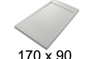 Shower tray, large, 170x90 cm, Acrystone resin - ETNA COVER 90x170