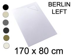 Shower tray, 170x80 cm, right angle drain - BERLIN RIGHT 80x170